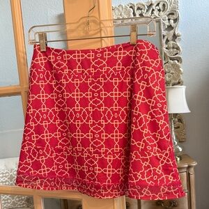 Geometric Pink Skort Size Large